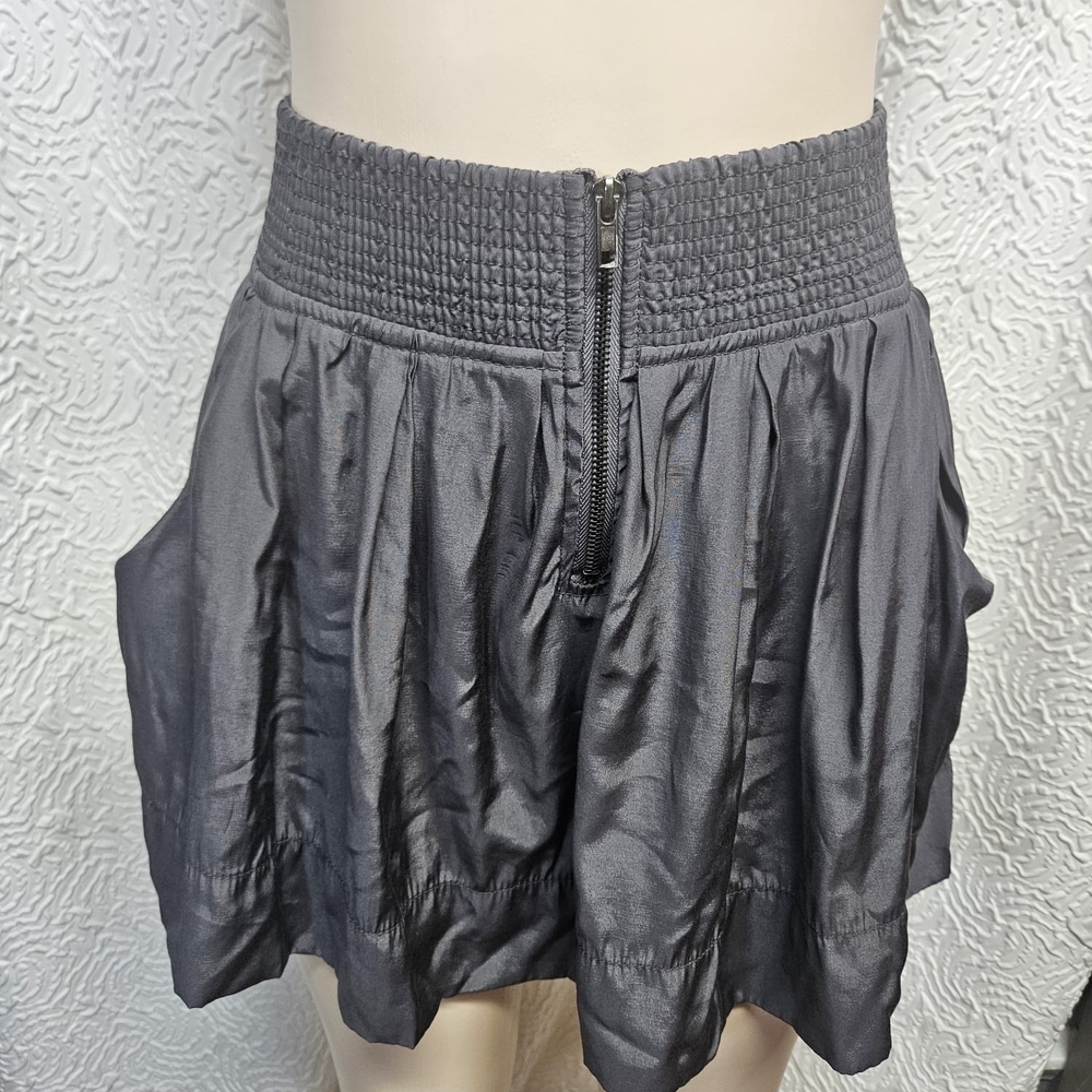 Charlotte Russe Textured Gray Skirt